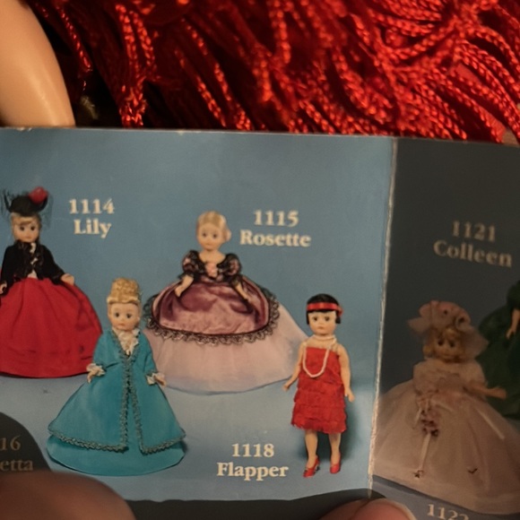 Madame Alexander Flapper Doll Blonde with Red Dress Made in U.S.A. - Picture 11 of 12